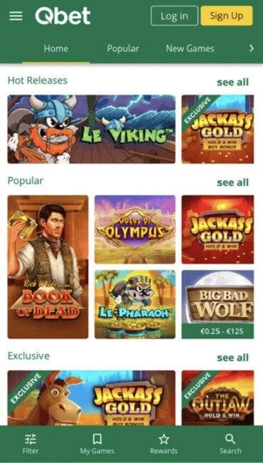 Qbet mobilapp